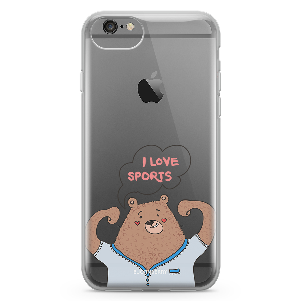 iPhone 6/6s Fashion Skal - I love sports