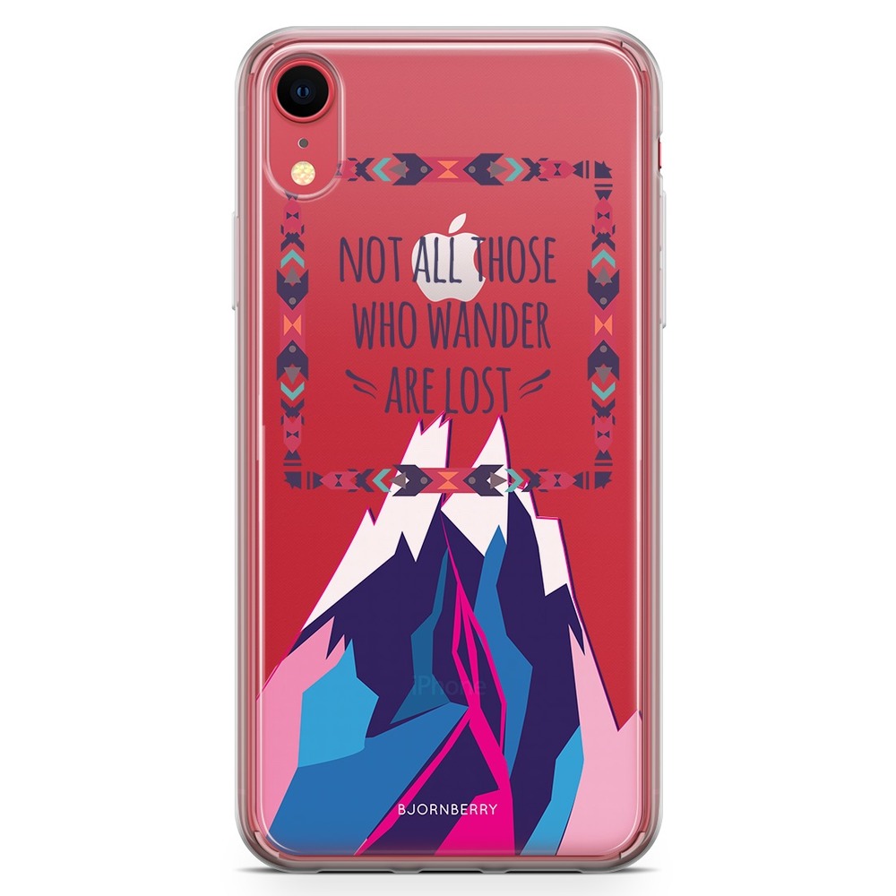 iPhone XR Fashion Skal - Vandrarcitat