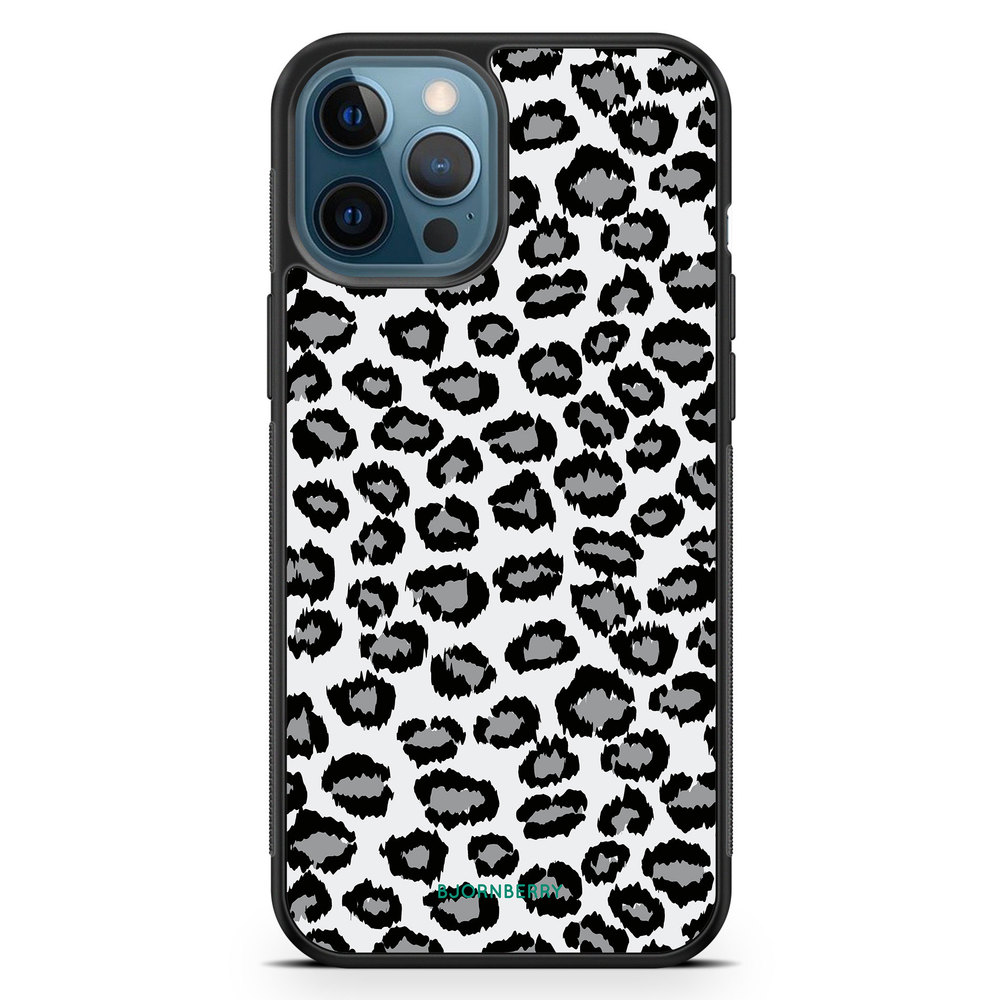 iPhone 12 Pro Case - Gray Leopard