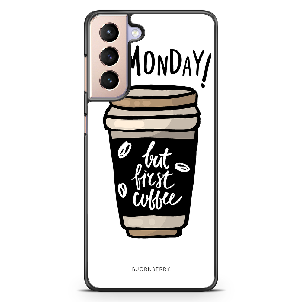 Samsung Galaxy S21 Case - But First Coffee