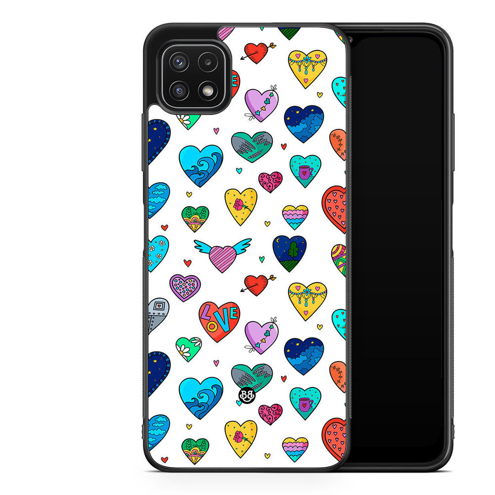 Samsung Galaxy A22 5G Case - Hearts