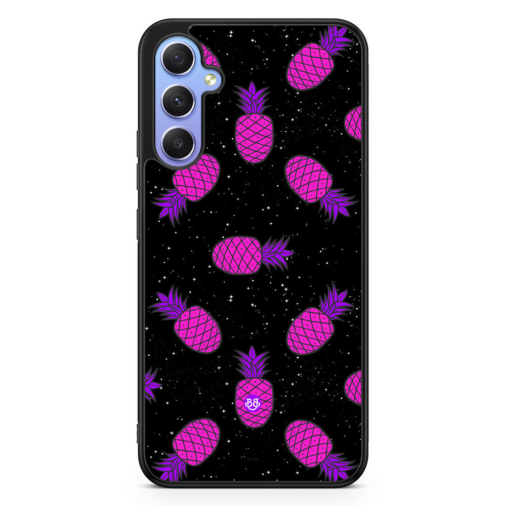 Samsung Galaxy A34 5G Case - Space Pineapple