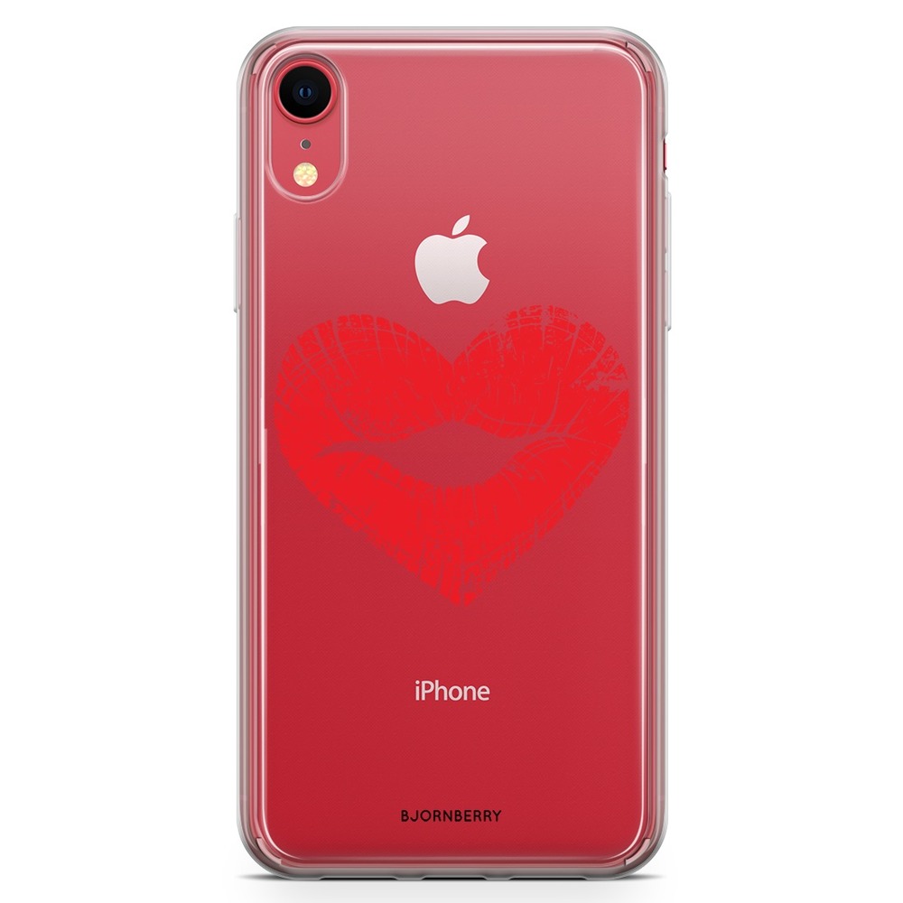 iPhone XR Fashion Case - Heart Lips
