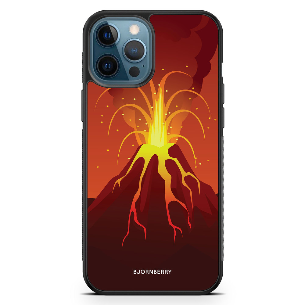 iPhone 12 Pro Case - Cartoon Vulcano