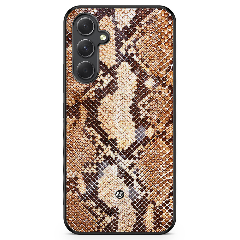 Samsung Galaxy A54 5G Case - Snakeskin Brown