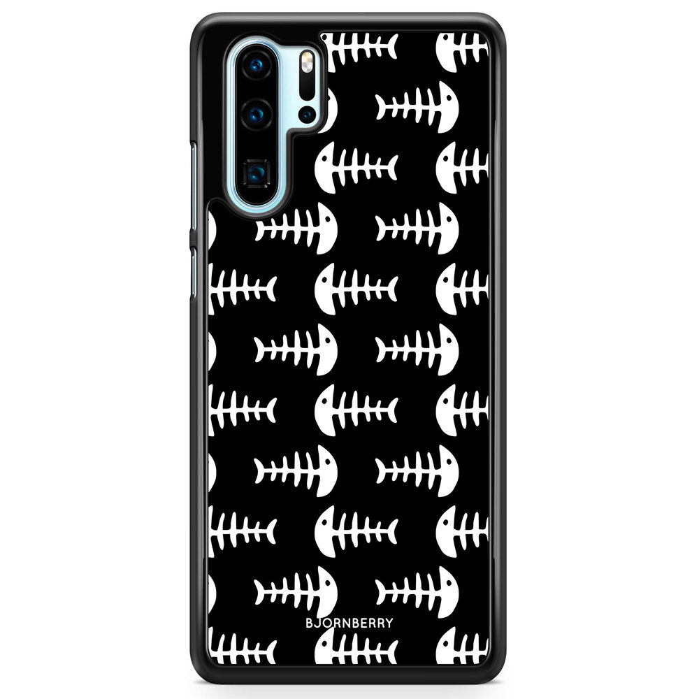 Huawei P30 Pro Case - Fish Skeleton