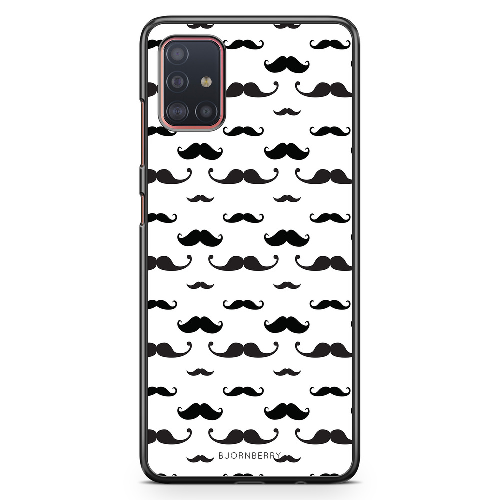 Samsung Galaxy A51 Case - Mustache Pattern