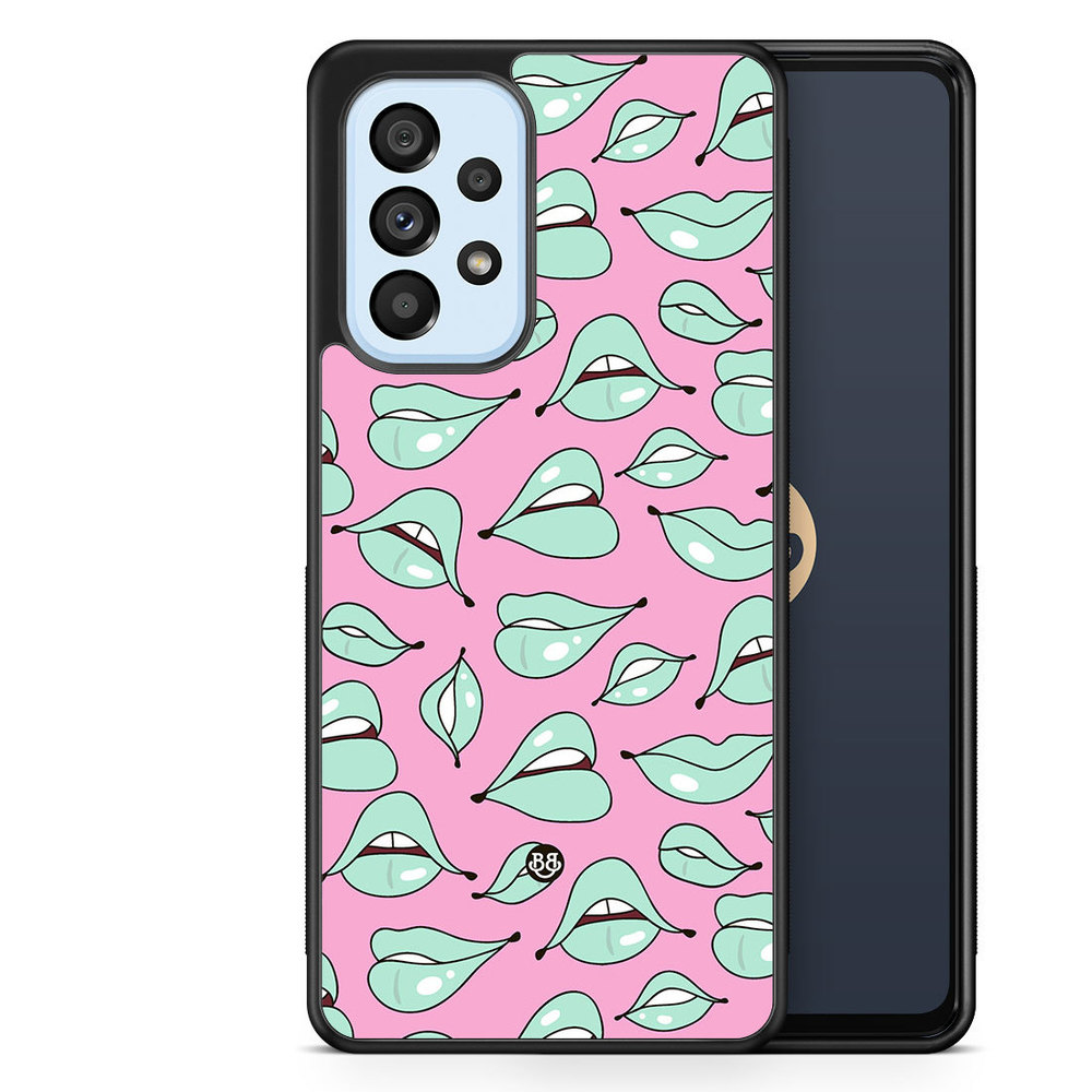 Samsung Galaxy A53 5G Case - Green Lips
