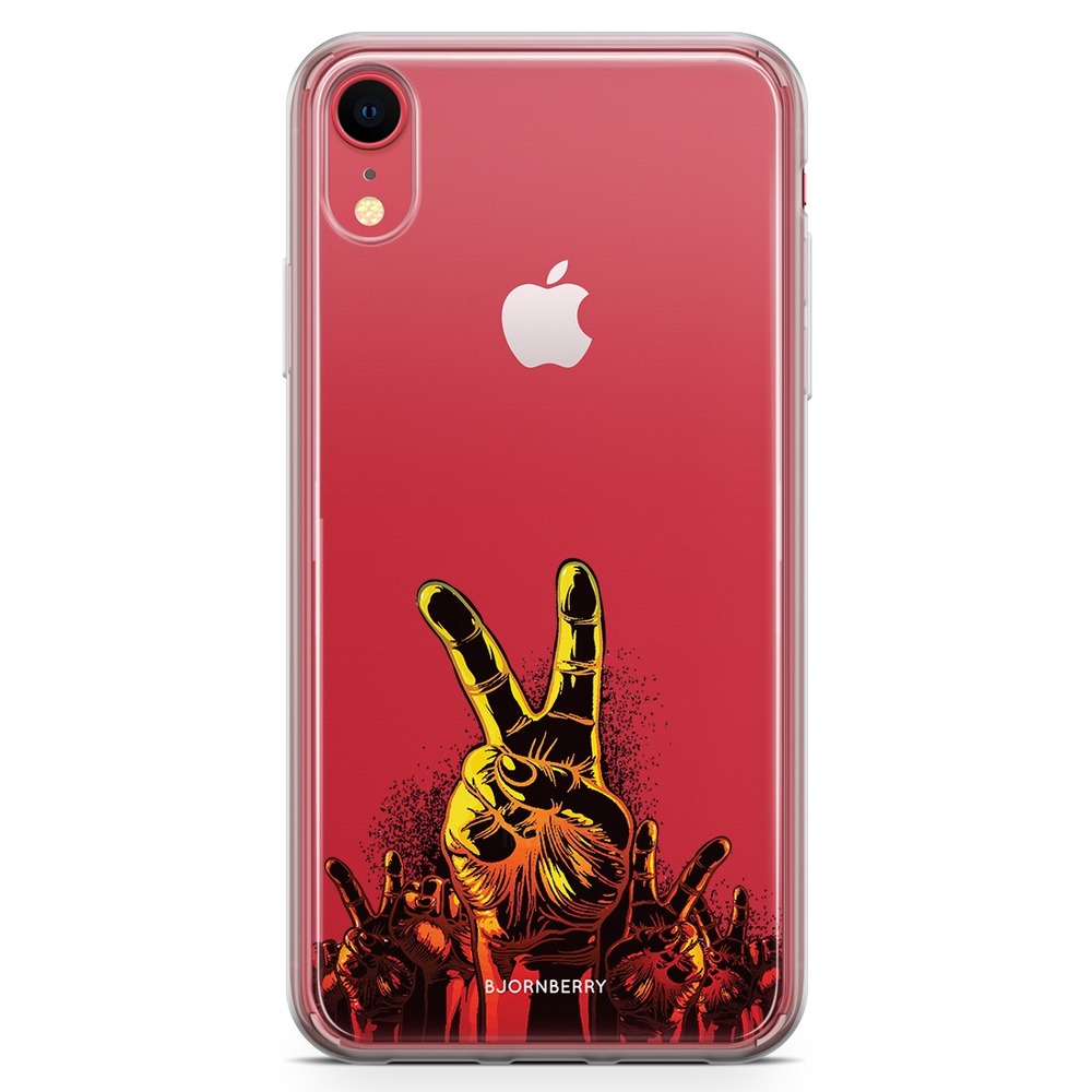 iPhone XR Fashion Case - Peace Hands