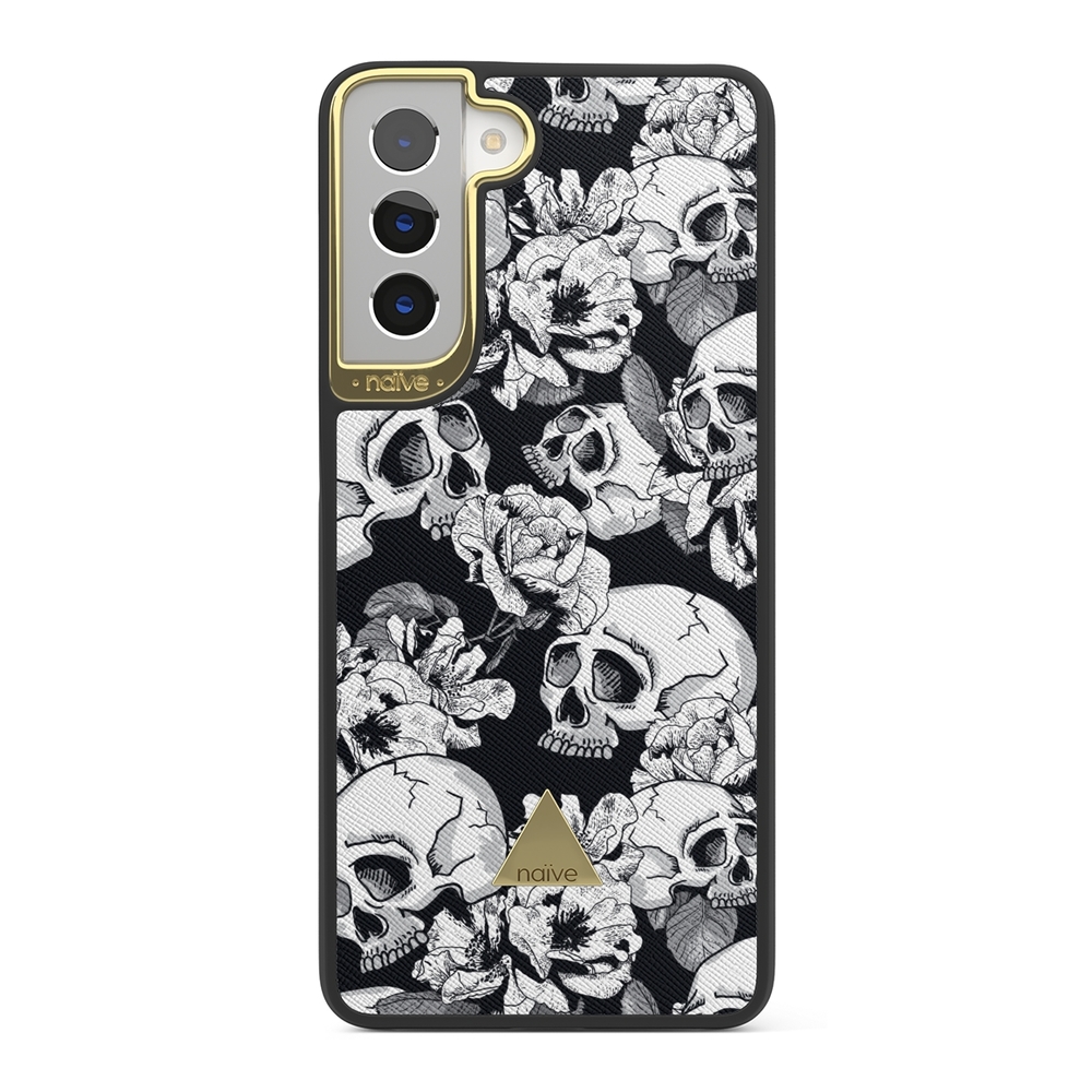 Naive Samsung Galaxy S21 Case - Skulls & Roses