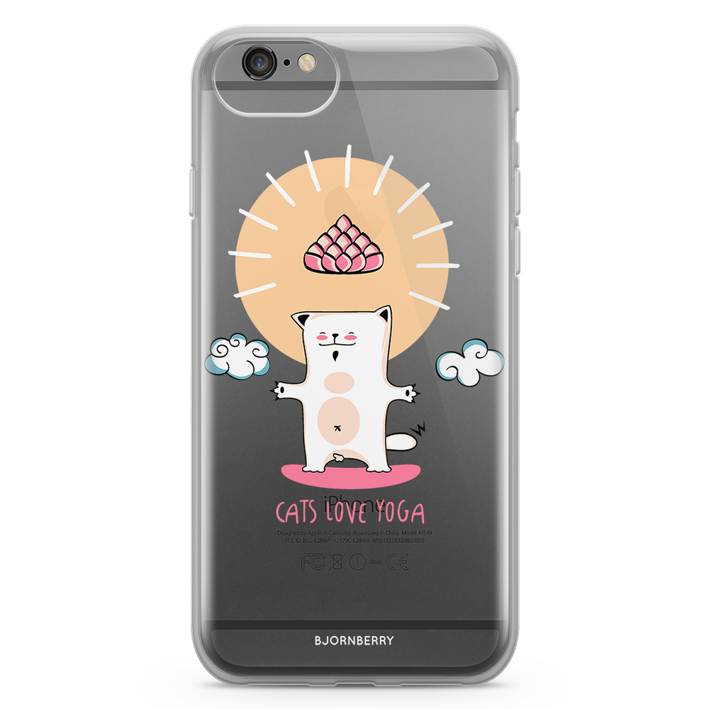 iPhone 6/6s Fashion Skal - Yoga cat