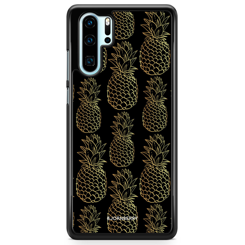 Huawei P30 Pro Case - Gold Pineapples