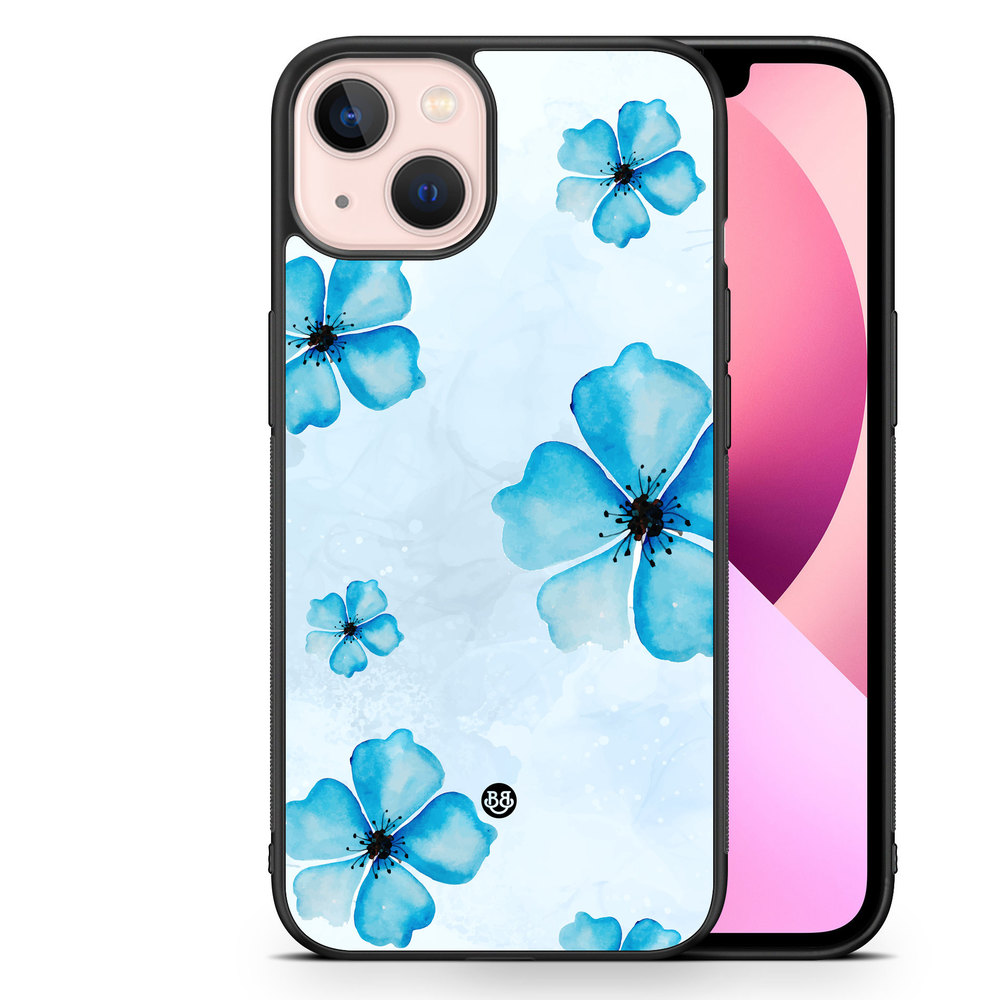 iPhone 13 Case - WILD BLOOM - Blue Bloom