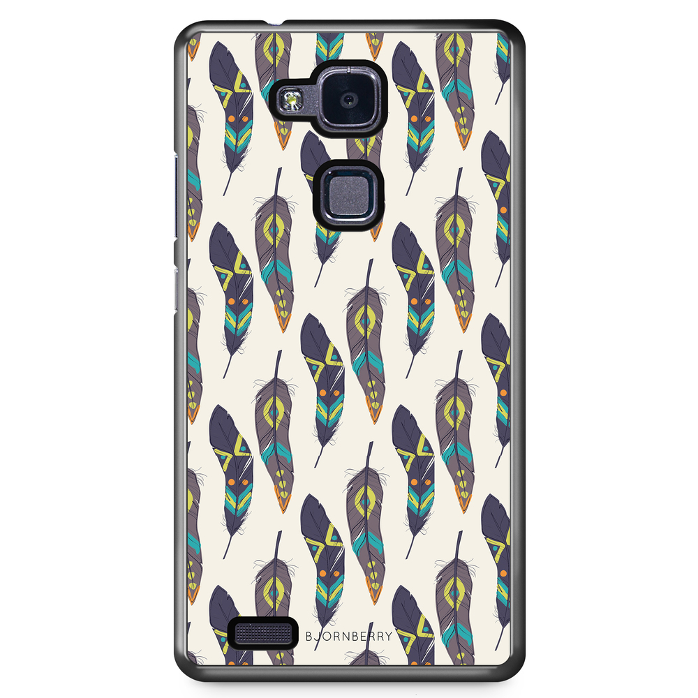 Huawei Honor 5X Case - Ethnic Feathers