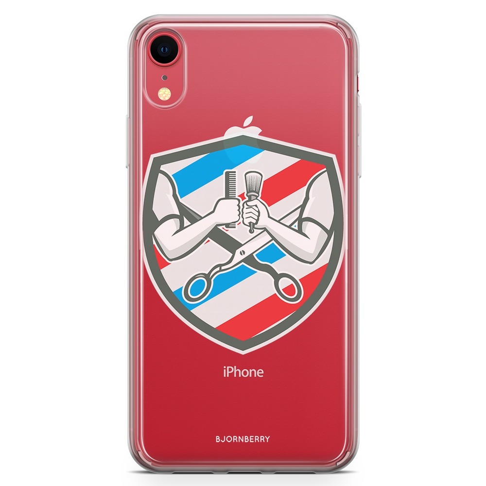 iPhone XR Fashion Case - Barber Logo
