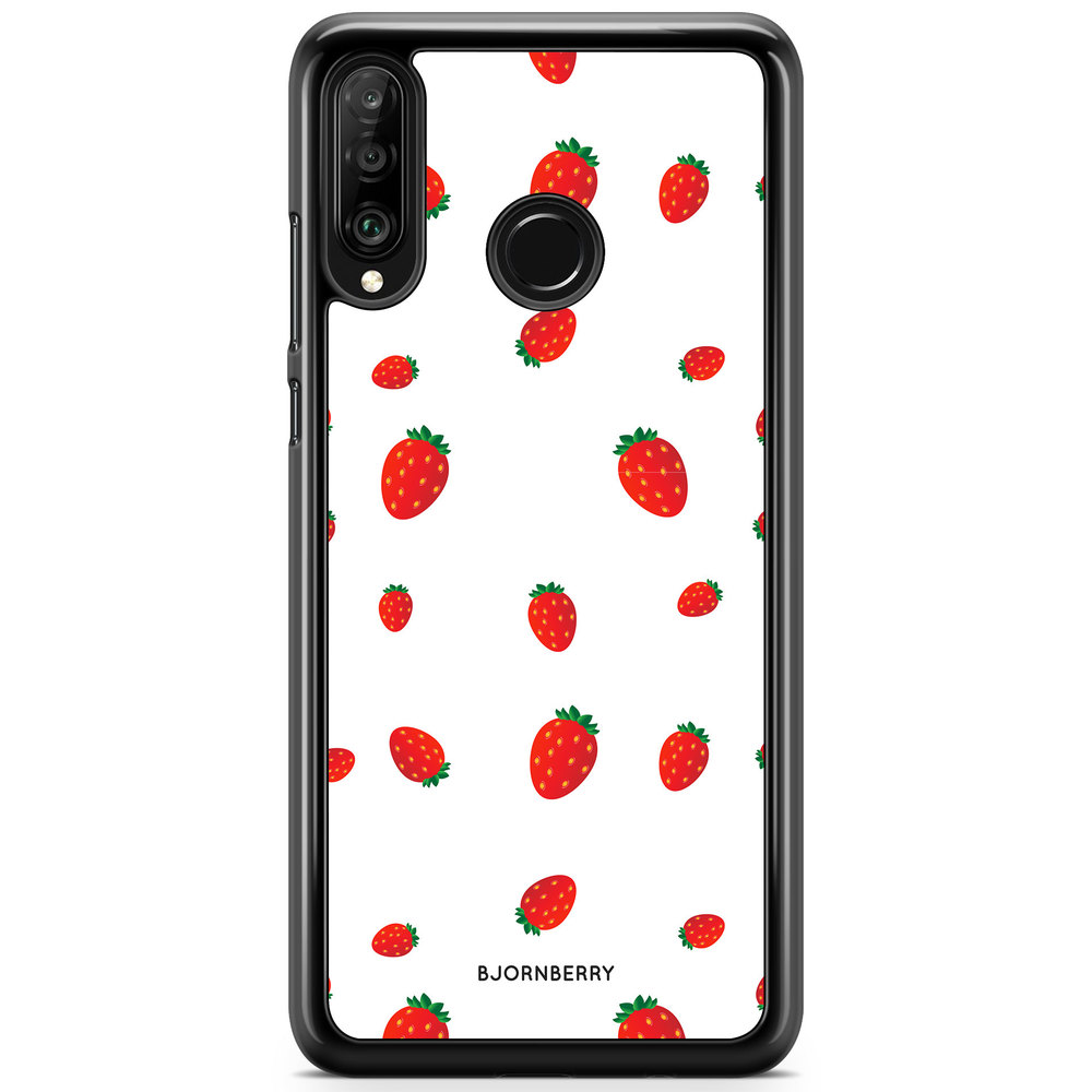 Huawei P30 Lite Case - Strawberry Pattern