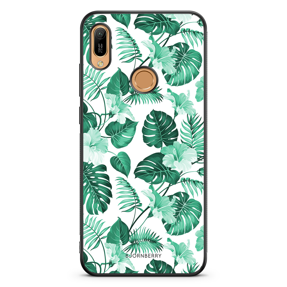 Huawei Y6 2019 Case - Turquoise Flowers