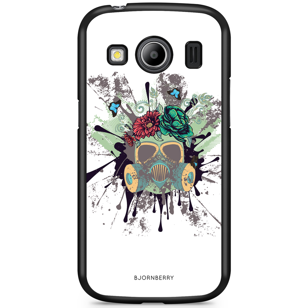 Samsung Galaxy Ace 4 Case - Gas Mask Flowers