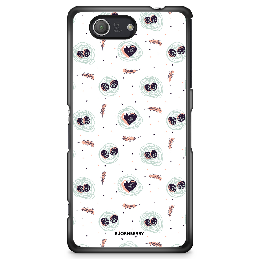 Sony Xperia Z3 Compact Case - Eggs and Hearts