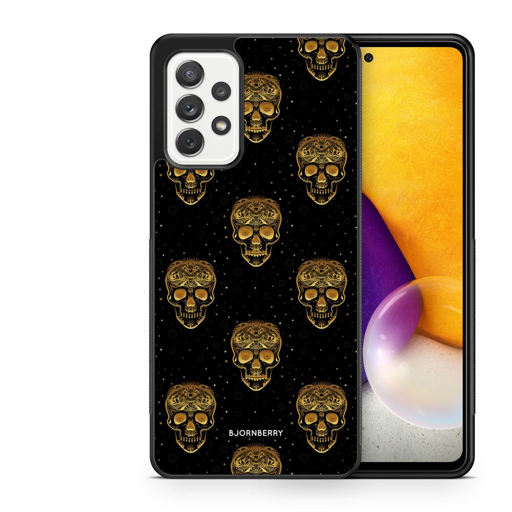 Samsung Galaxy A52/A52s 5G Case - Gold Skulls