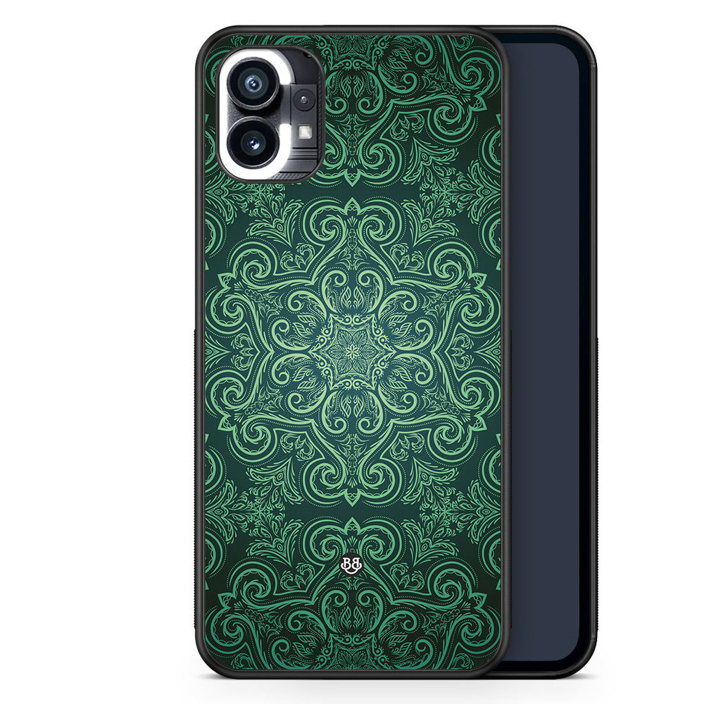 Nothing Phone (1) Case - Green Retro Pattern