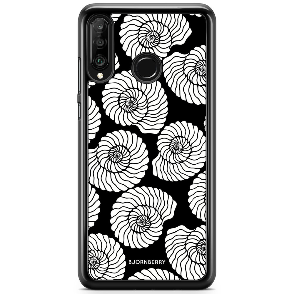 Huawei P30 Lite Case - Seashell BW