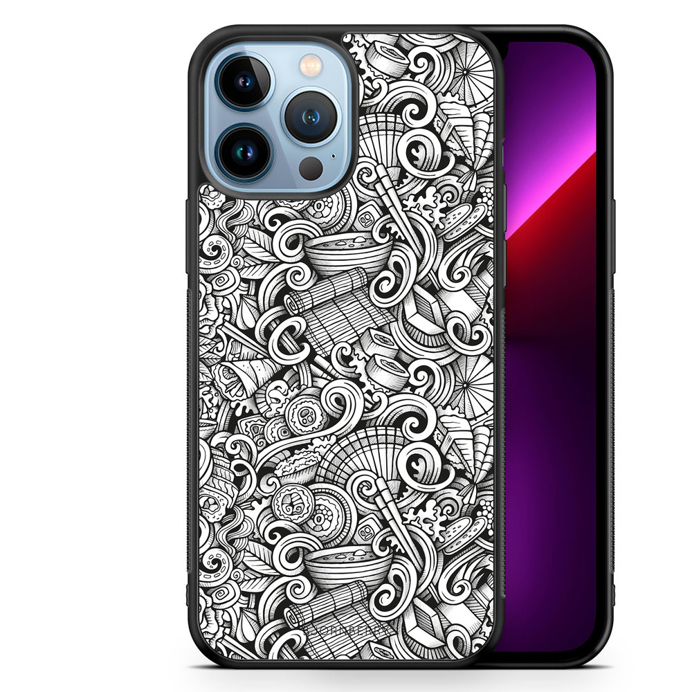 iPhone 13 Pro Max Case - Japanese Pattern