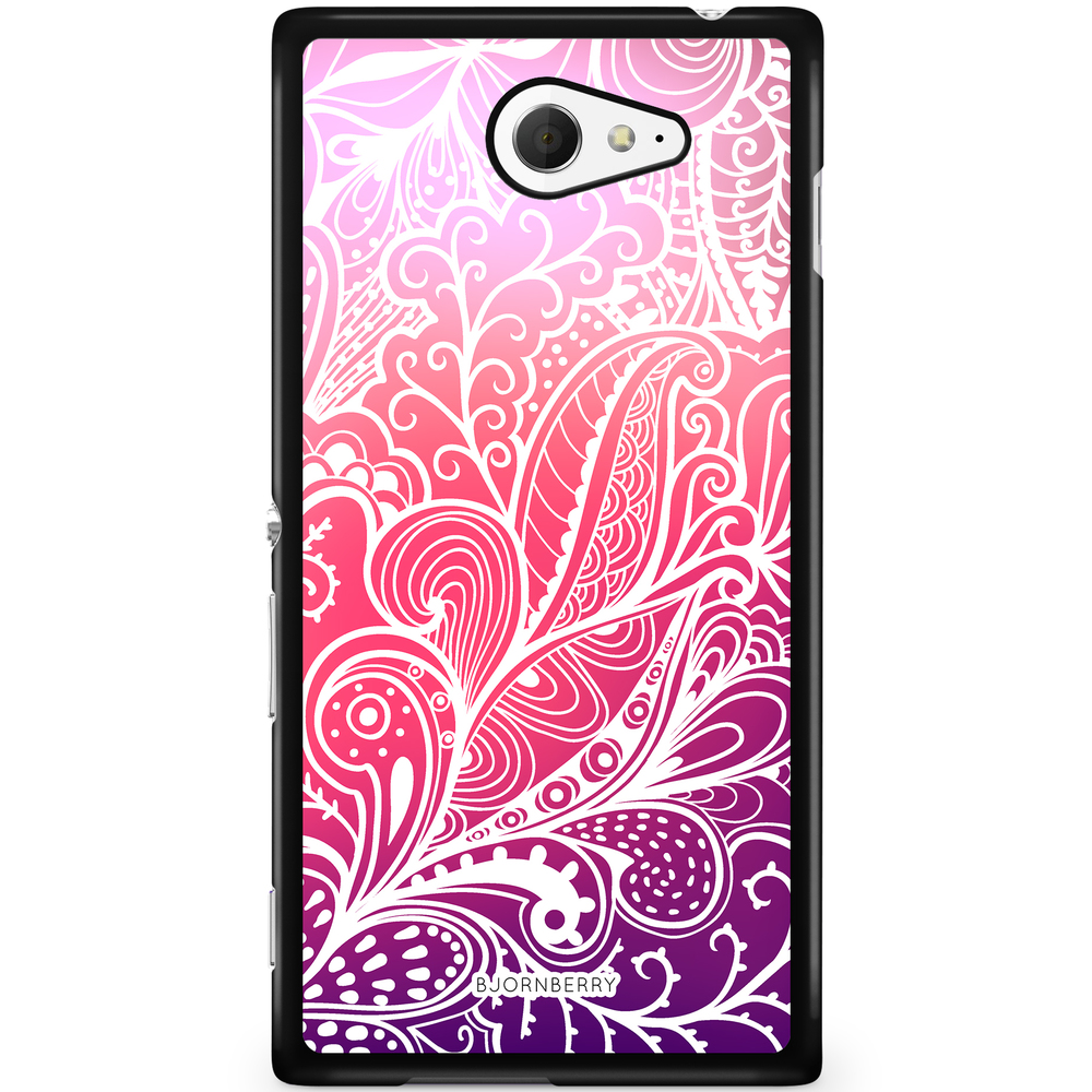 Sony Xperia M2 Aqua Case - Colorful Flowers