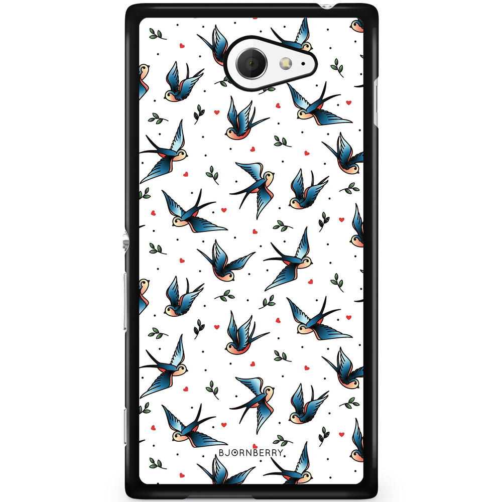 Sony Xperia M2 Aqua Case - Swallows