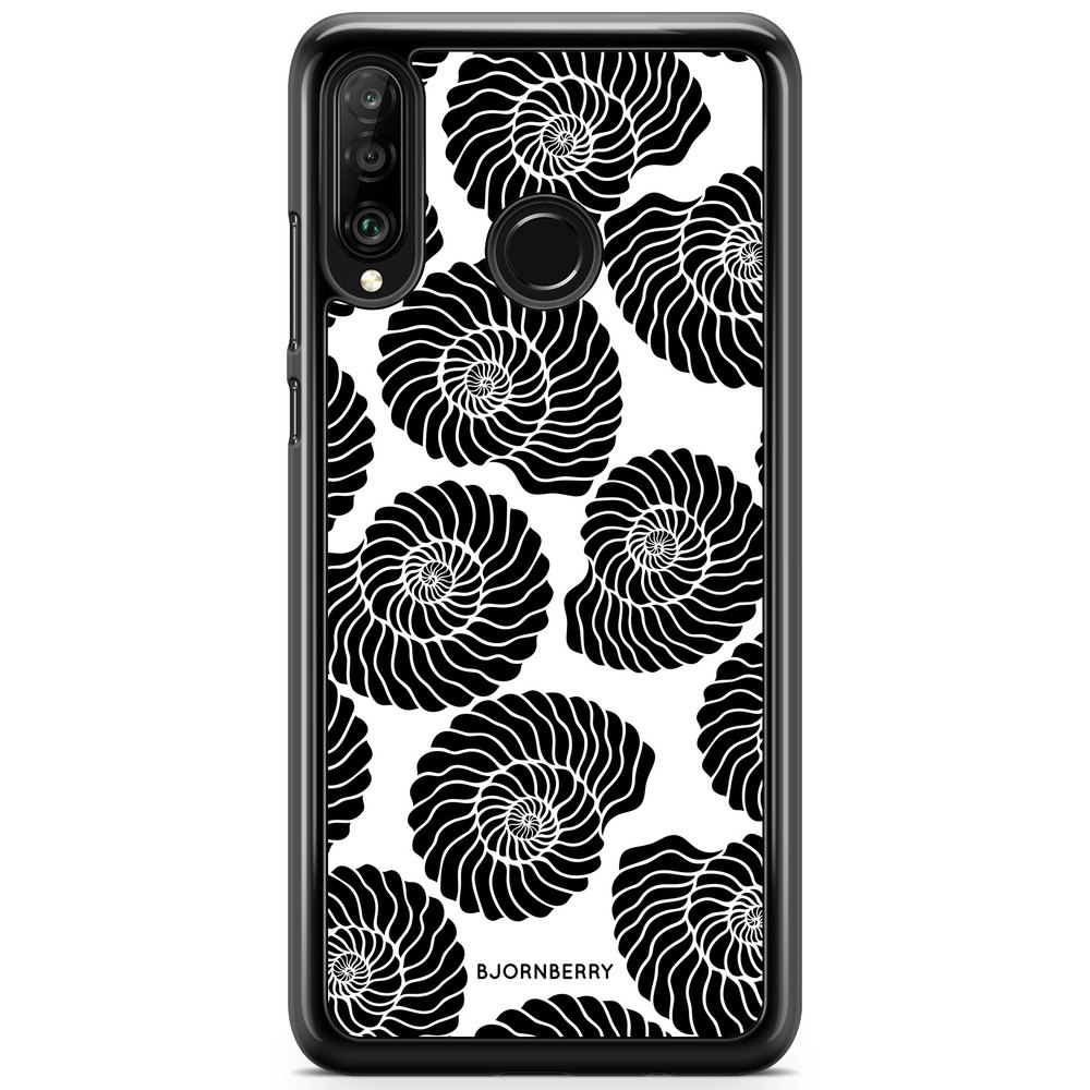 Huawei P30 Lite Case - Seashell BW