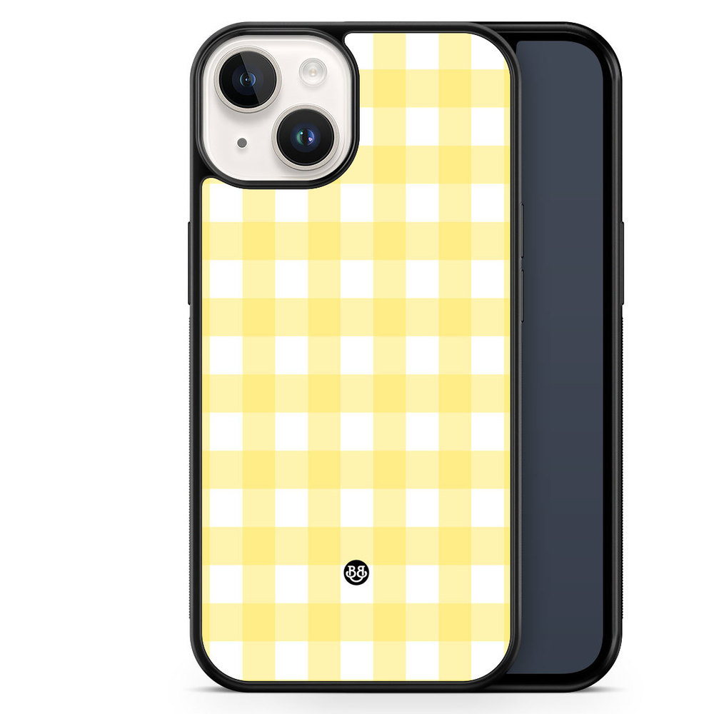 iPhone 14 Case - SUMMER GARDEN - Lemon Check