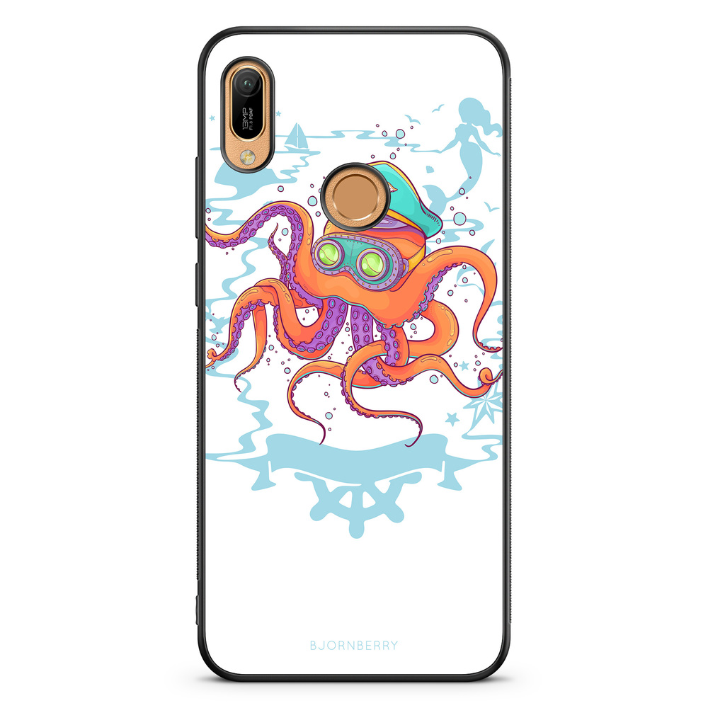 Huawei Y6 2019 Case - Captain Octopus