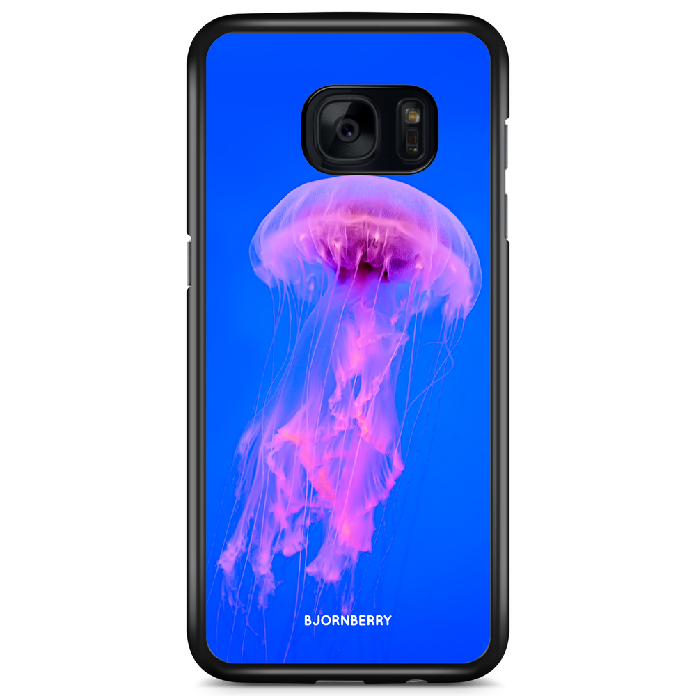 Samsung Galaxy S7 Edge Case - Pink Jellyfish