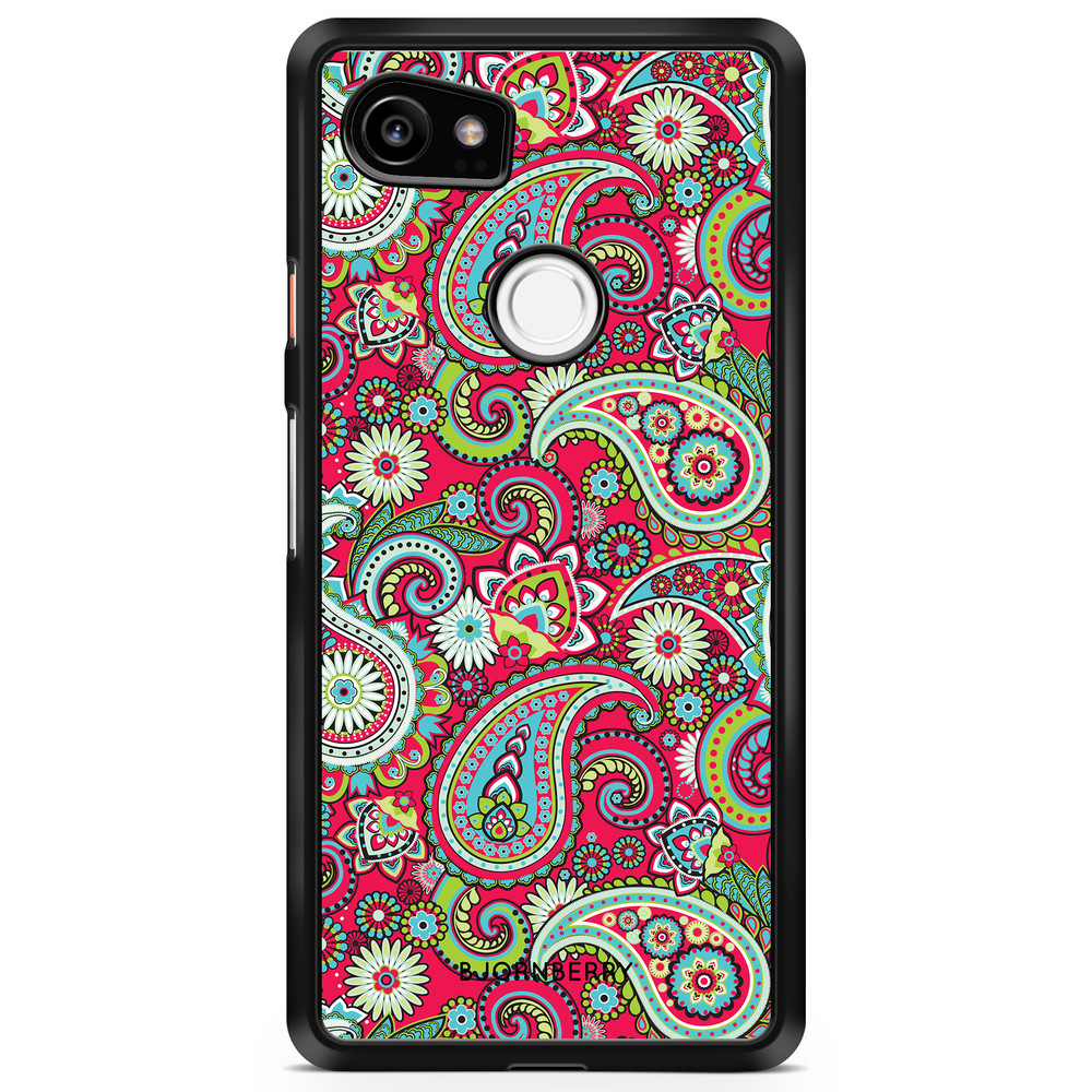 Google Pixel 2 XL Case - Red Paisley