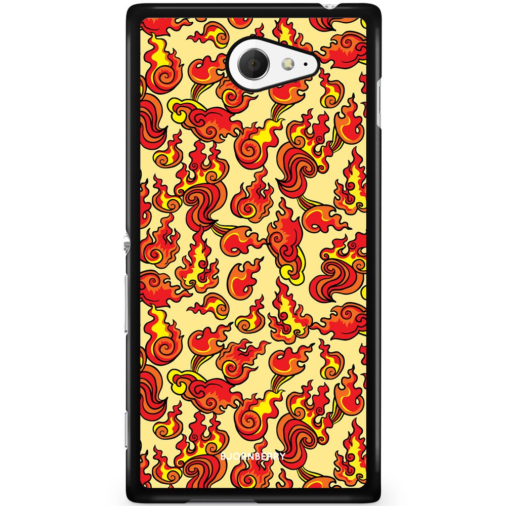 Sony Xperia M2 Aqua Case - Fire