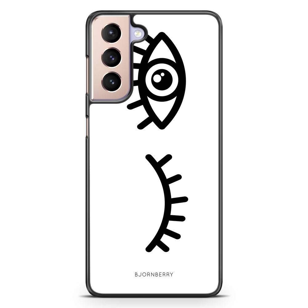 Samsung Galaxy S21 Case - Black Eyes