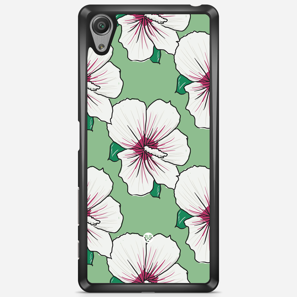 Sony Xperia X Performance Case - Creamy White Flowers