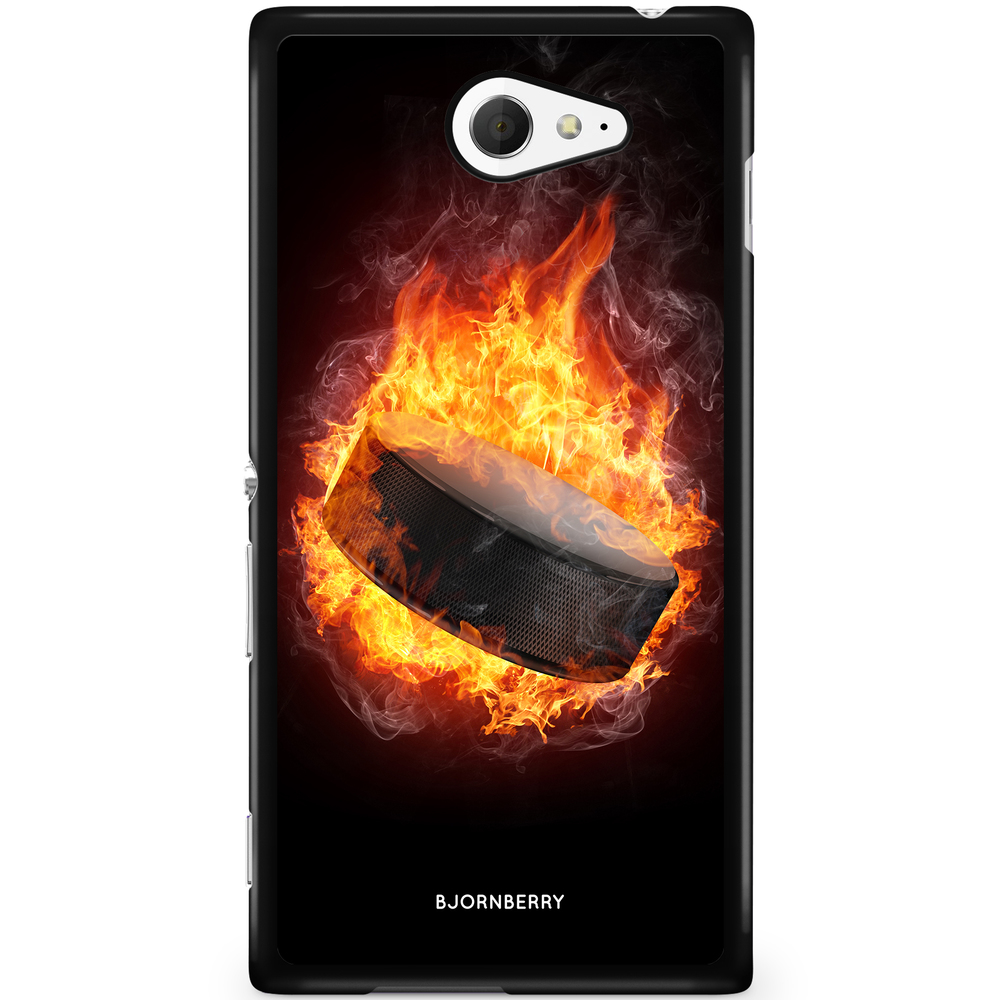 Sony Xperia M2 Aqua Case - Ice Hockey