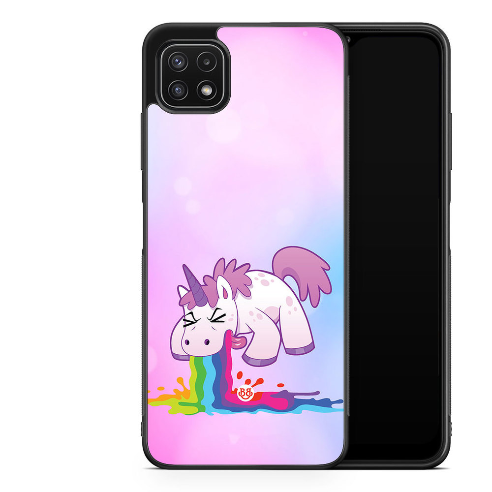 Samsung Galaxy A22 5G Case - Puking Unicorn