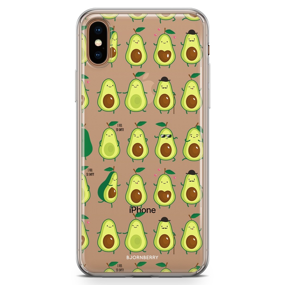 iPhone Xs Max Fashion Case - Avocado Pattern