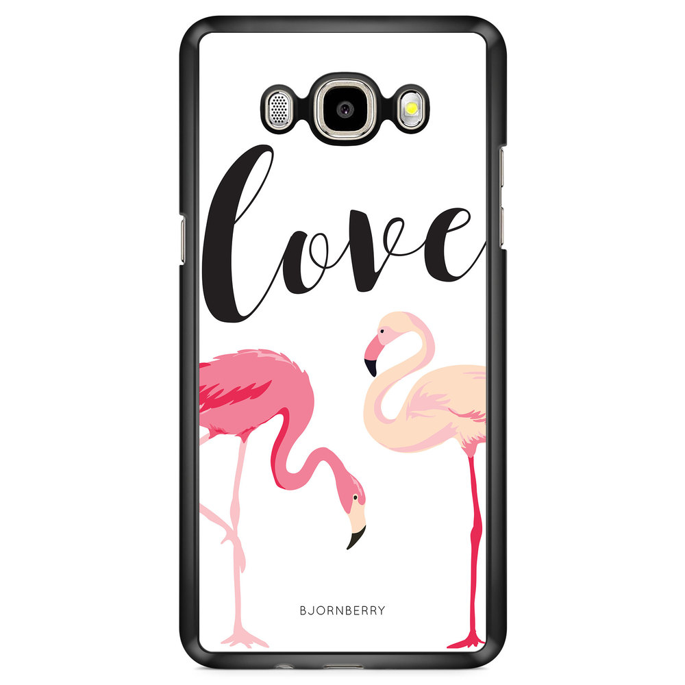 Samsung Galaxy J7 (2016) Case - Love Flamingo