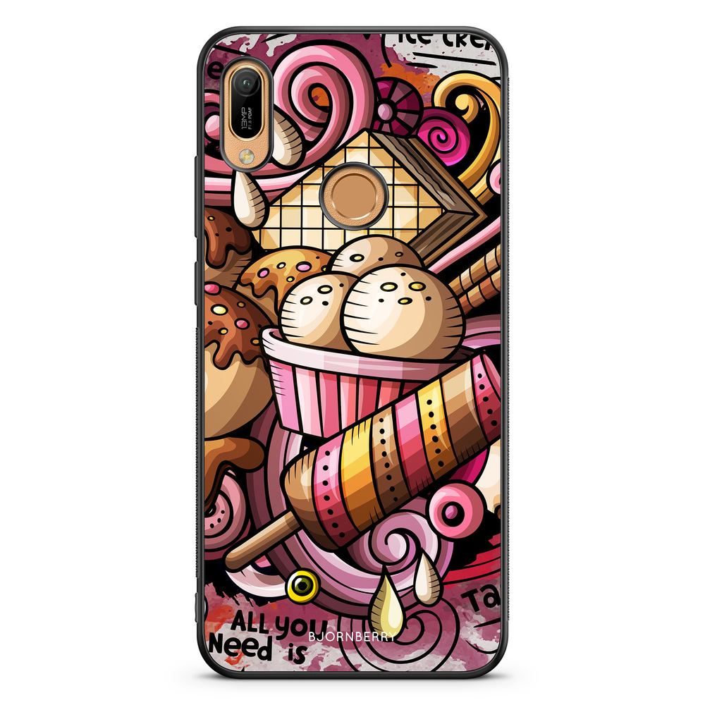 Huawei Y6 2019 Case - Need Ice Cream