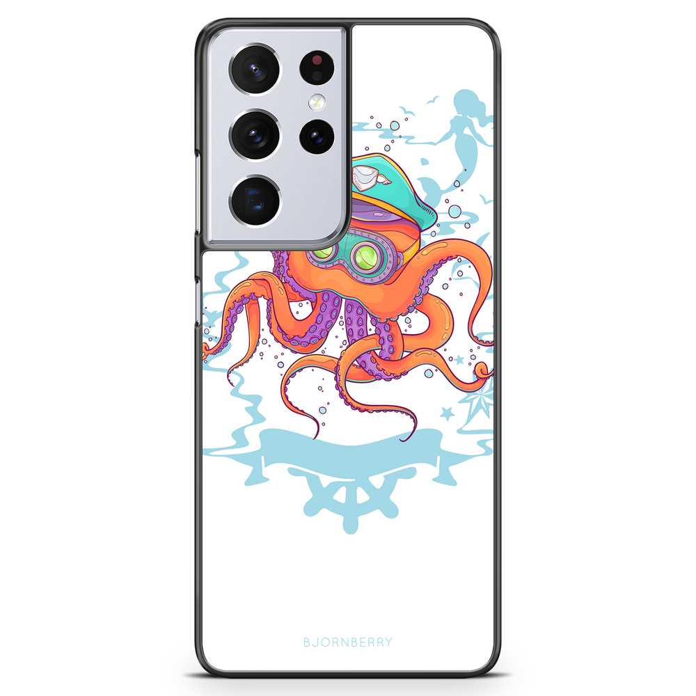 Samsung Galaxy S21 Ultra Case - Captain Octopus