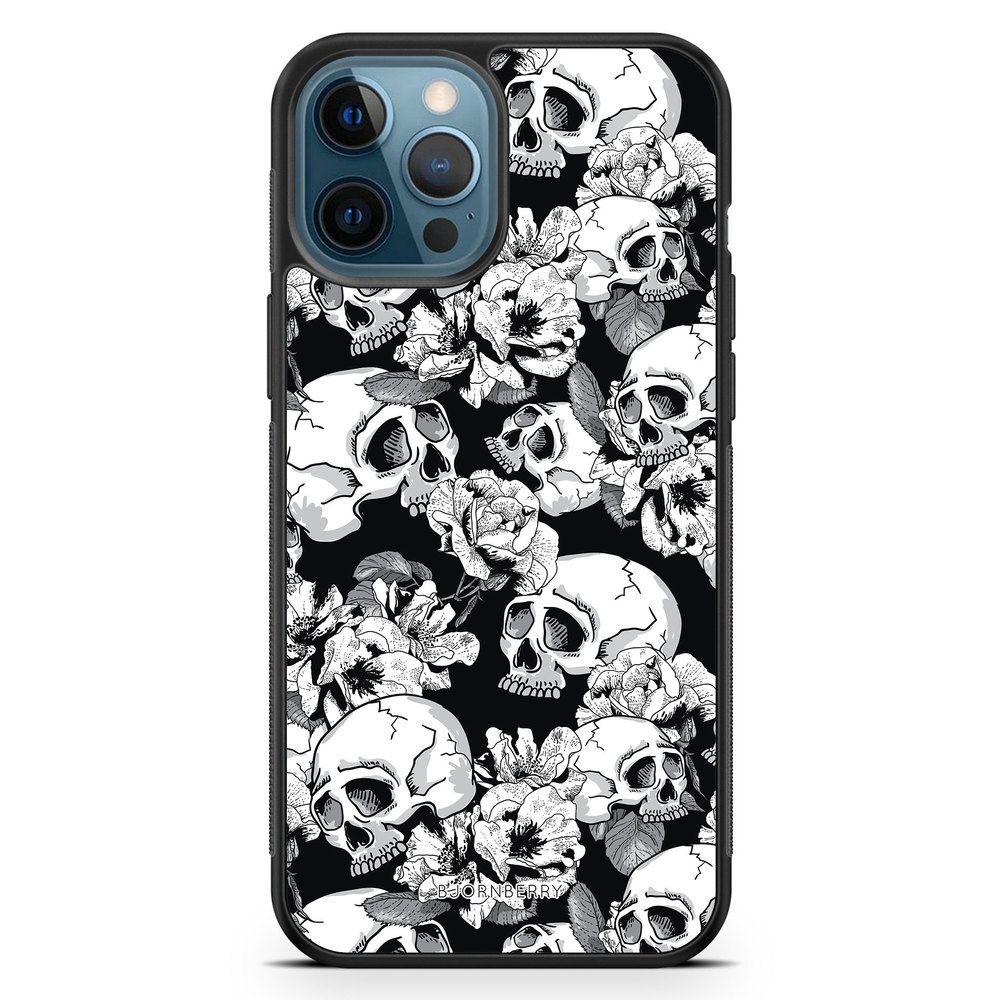 iPhone 12 Pro Case - Skull & Roses
