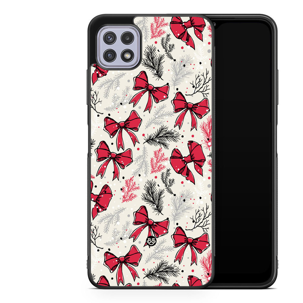 Samsung Galaxy A22 4G Case - Christmas Bows