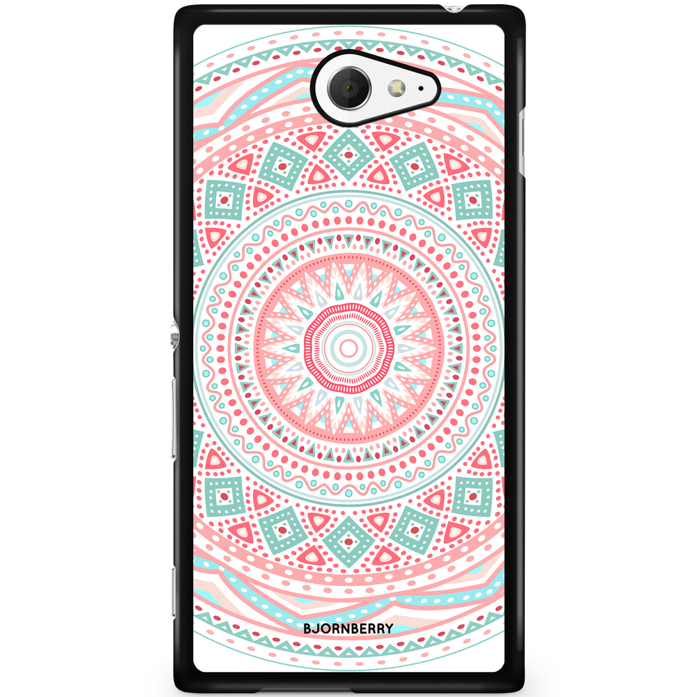 Sony Xperia M2 Aqua Case - Pastel Mandala