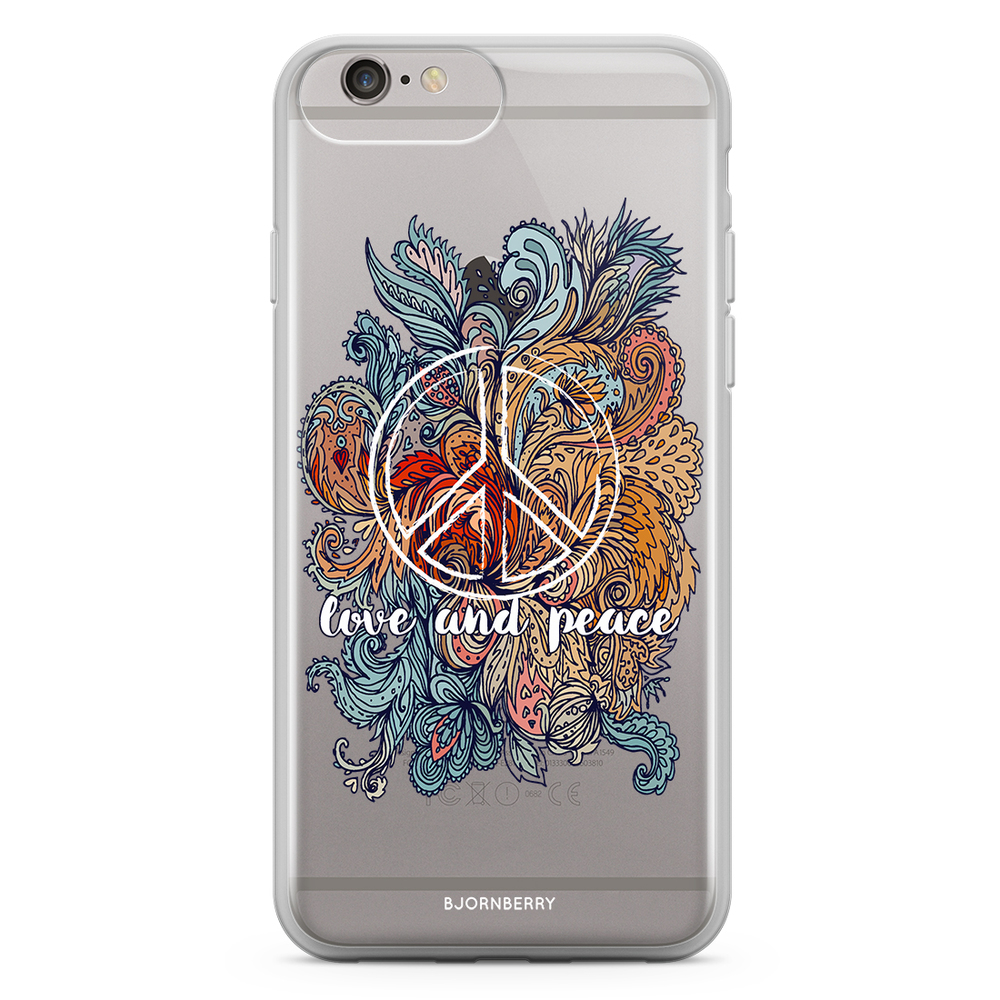 iPhone 6 Plus/6s Plus Fashion Case - Love and peace