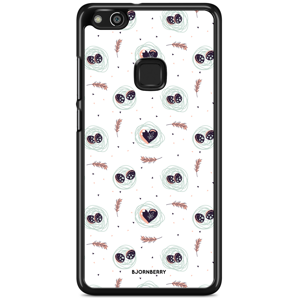 Huawei P10 Lite Case - Eggs and Hearts