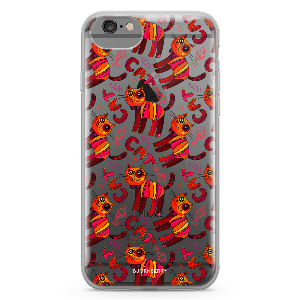 iPhone 6/6s Fashion Case - Cat & Fish