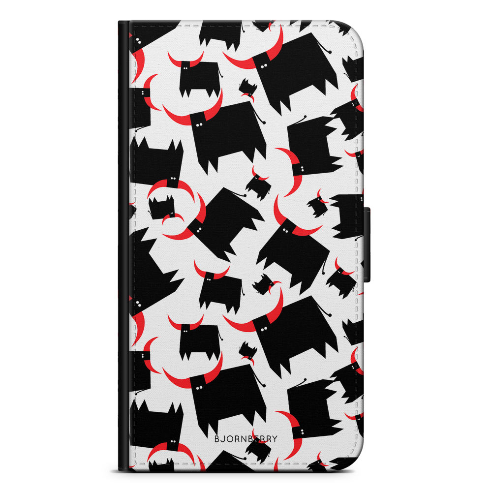 Samsung Galaxy Note 8 Wallet Case - Bull Red Horns
